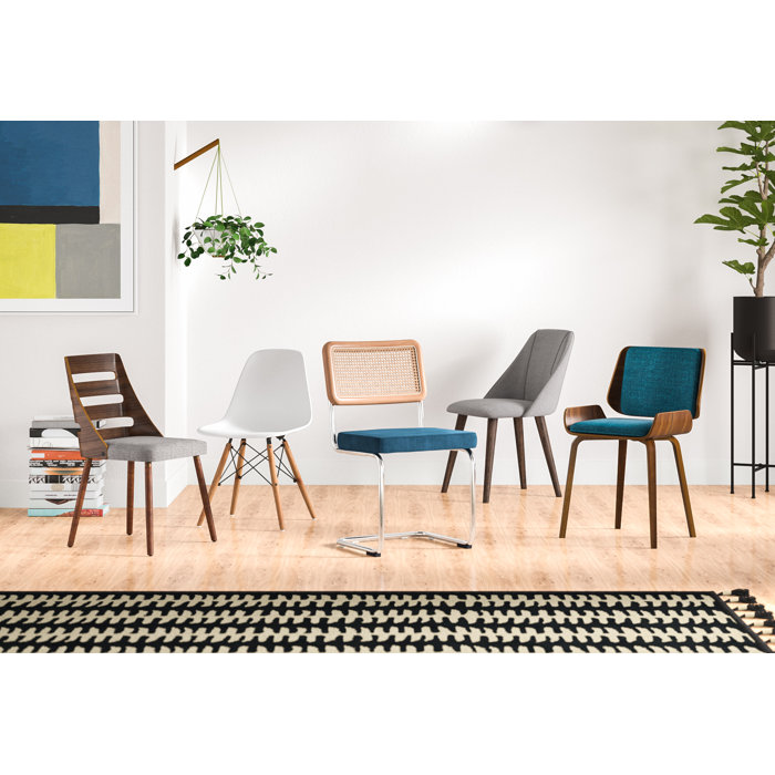 AllModern Gilman Velvet Upholstered Side Chair & Reviews Wayfair